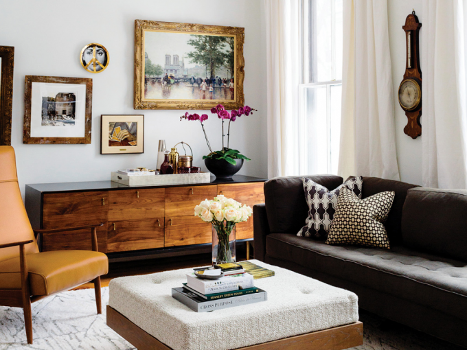 Trang trí phòng khách đẹp theo phong cách vintage đầy thu hút